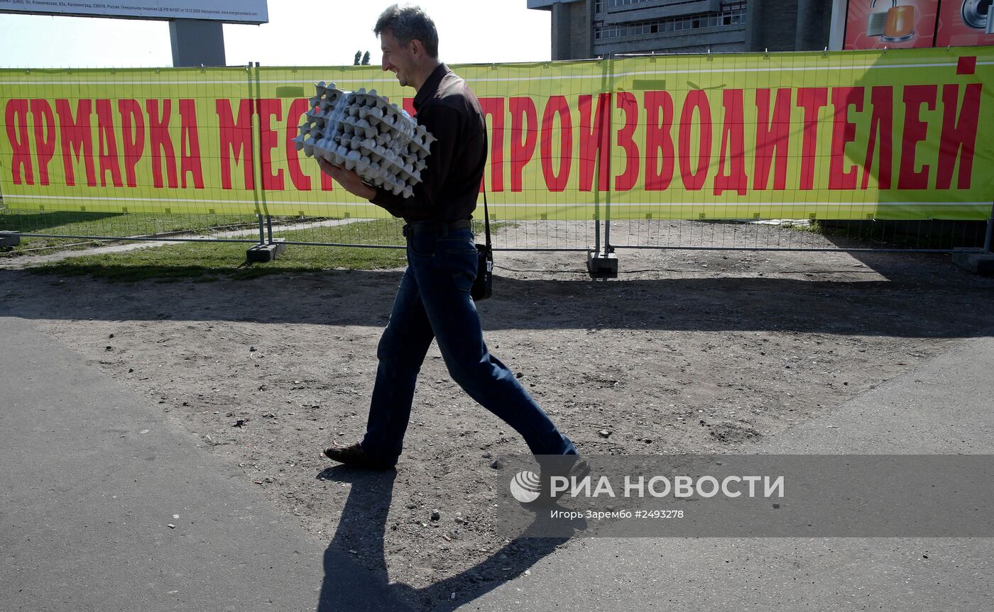 Ярмарка производителей сельхоз продукции Калининградской области