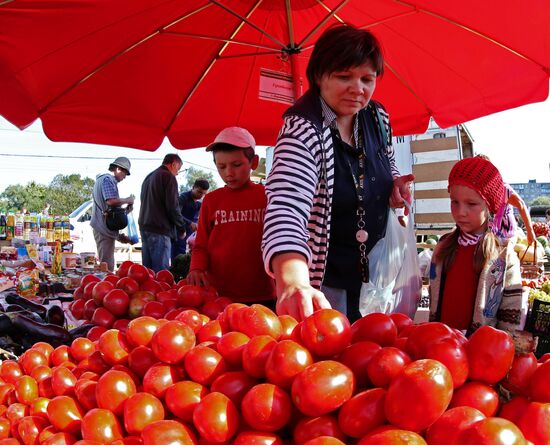 Ярмарка производителей сельхоз продукции Калининградской области