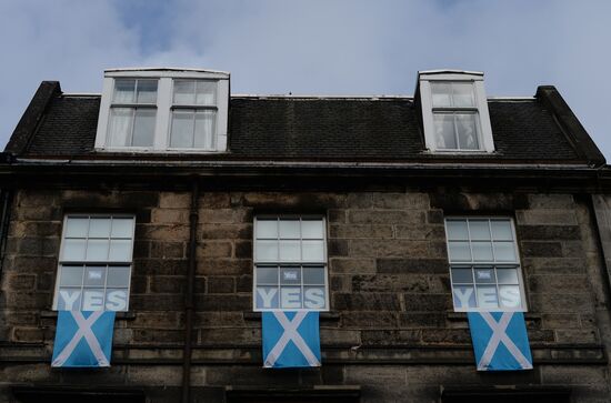 Эдинбург перед референдумом о независимости Шотландии