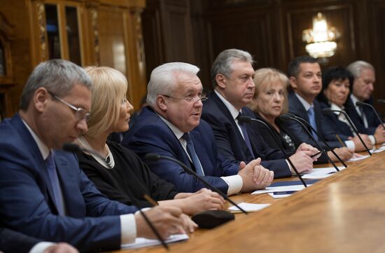 Спикер Госдумы Сергей Нарышкин встретился с депутатами Верховной рады Украины