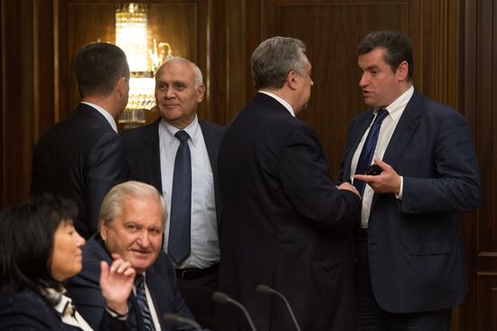 Спикер Госдумы Сергей Нарышкин встретился с депутатами Верховной рады Украины