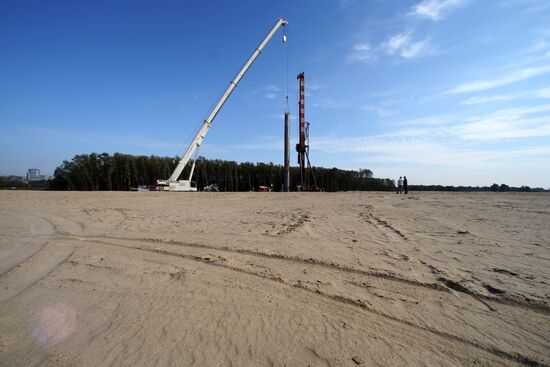 Начало строительства стадиона "Арена Балтика" в Калининграде