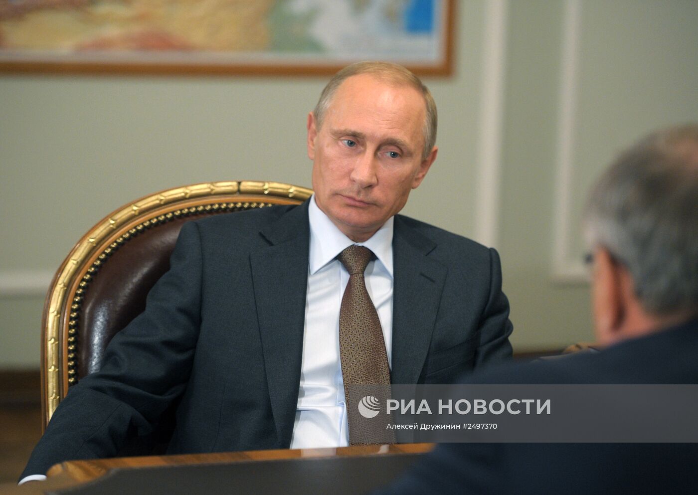 Встреча В.Путина с А.Костиным