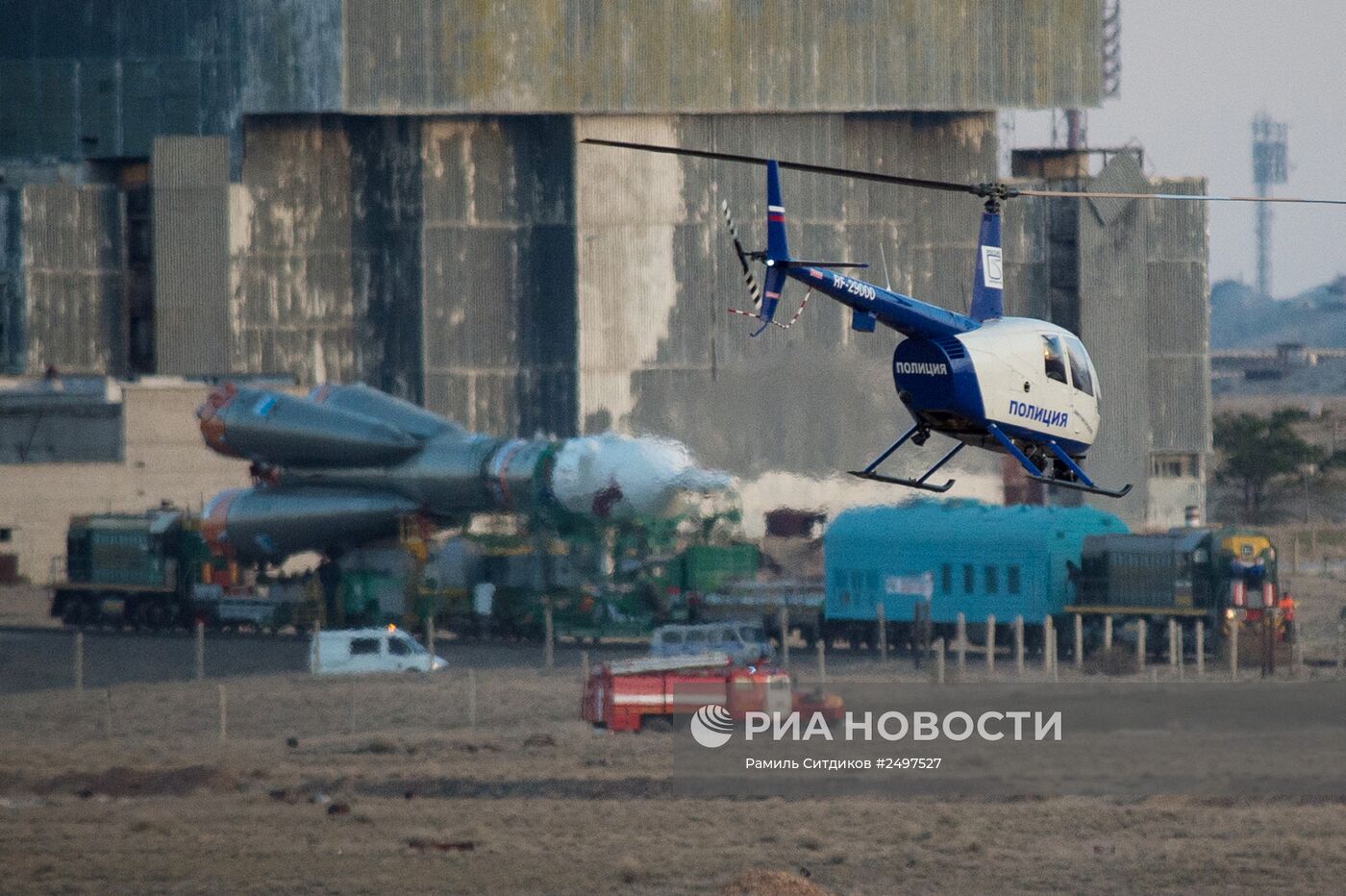 Вывоз космического корабля "Союз ТМА-14М" на старт