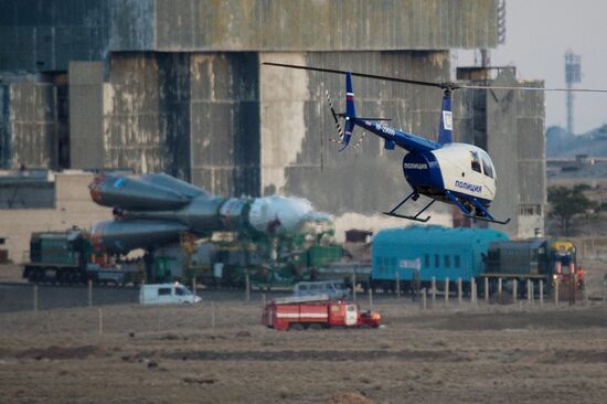 Вывоз космического корабля "Союз ТМА-14М" на старт