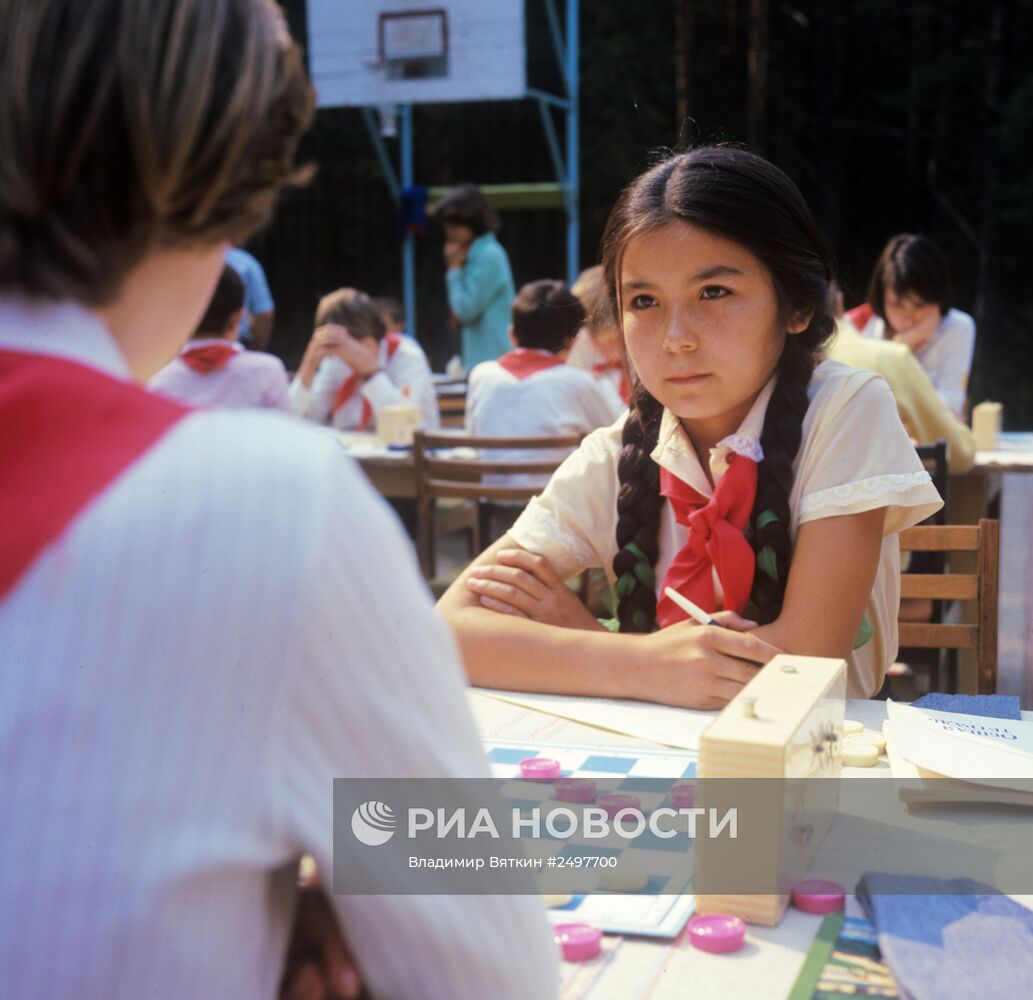 На Всесоюзном турнире "Чудо-шашки" в Калинине