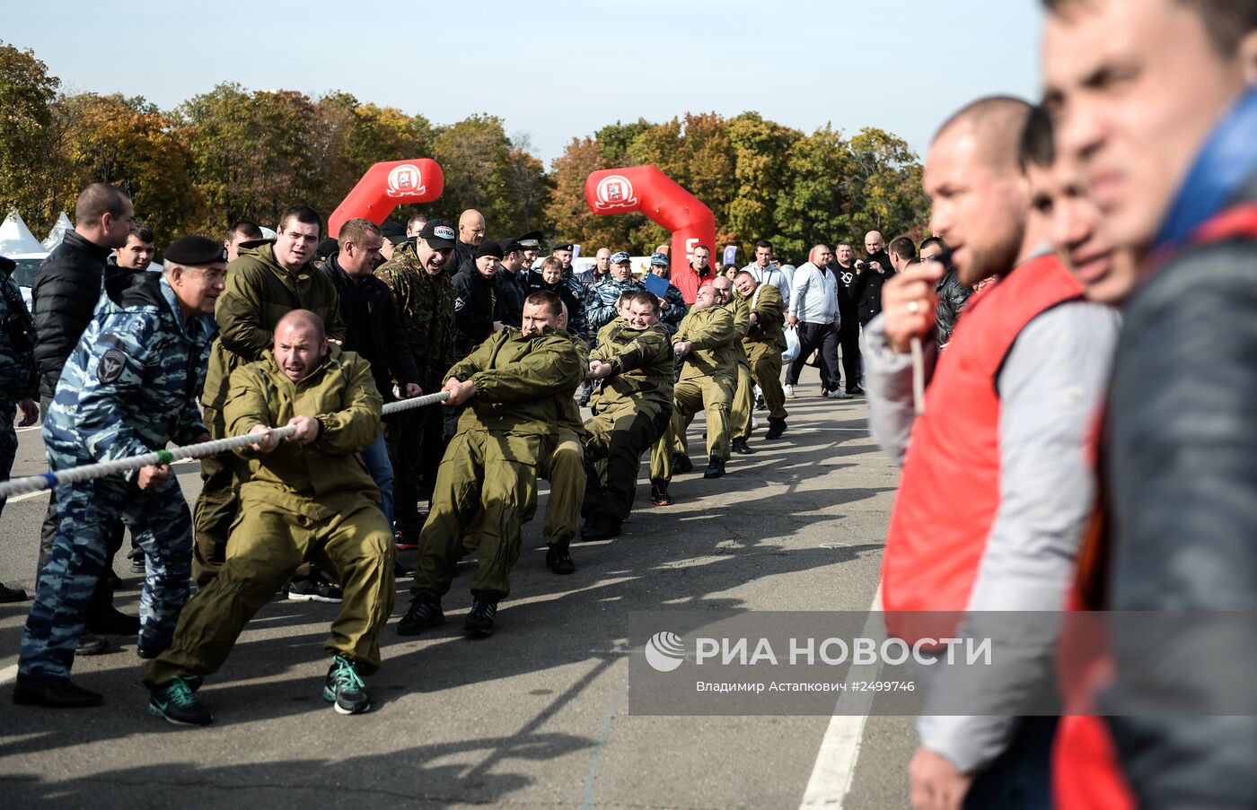 Спортивный праздник московской полиции