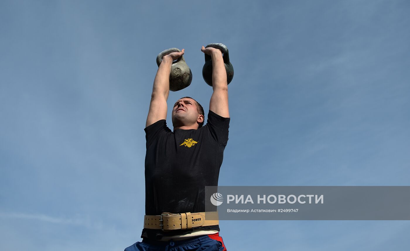 Спортивный праздник московской полиции