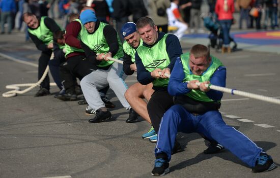 Спортивный праздник московской полиции