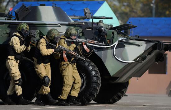 Спортивный праздник московской полиции