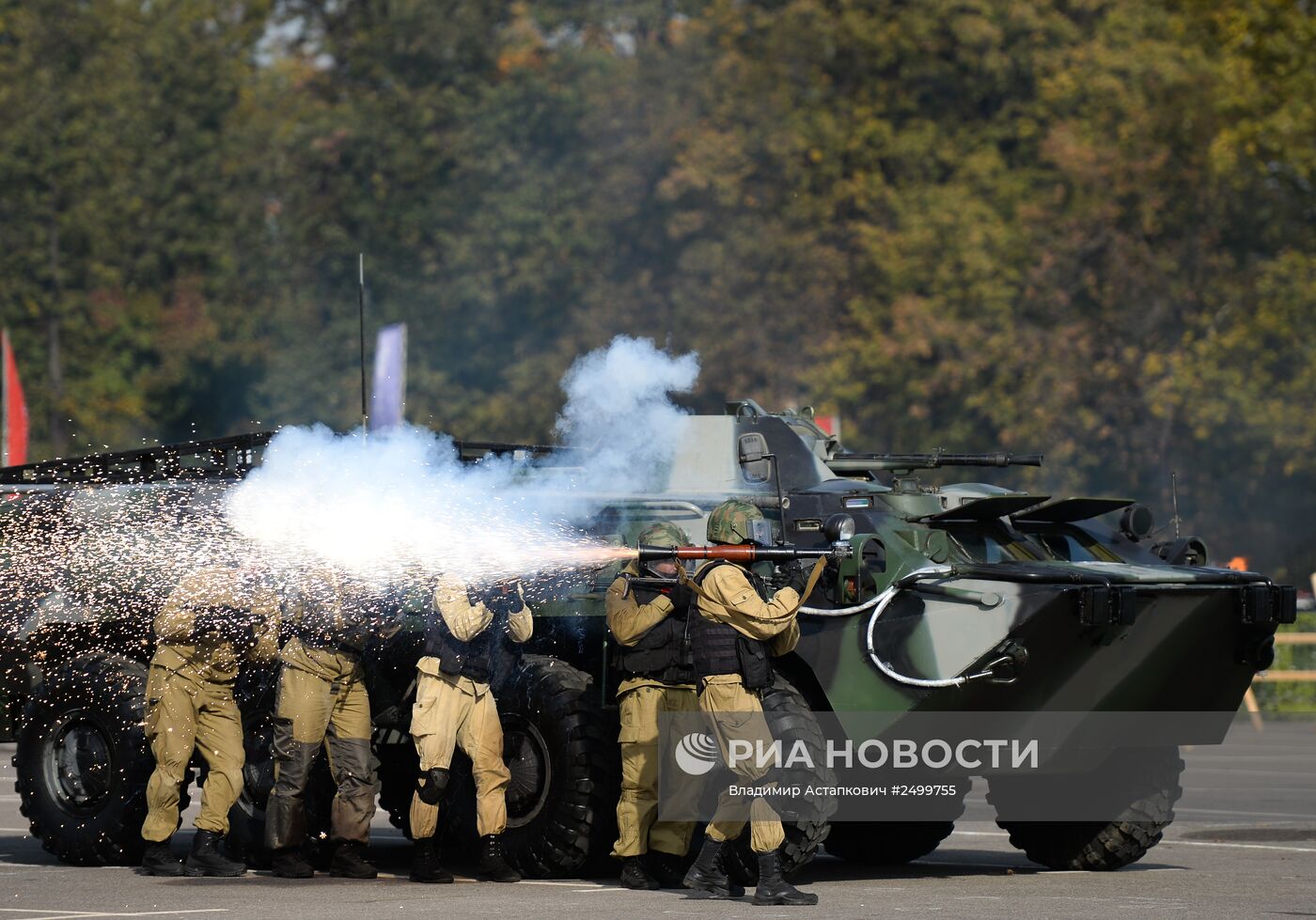 Спортивный праздник московской полиции