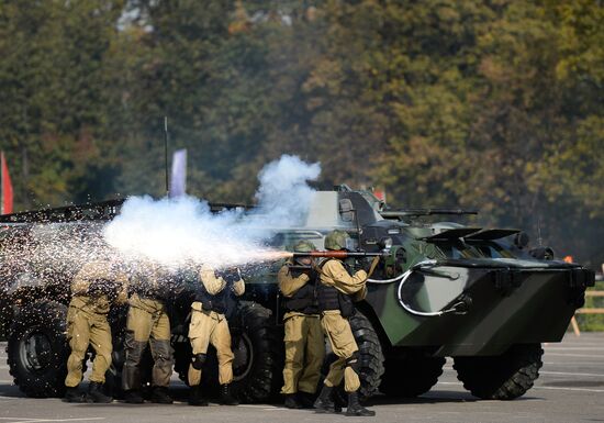 Спортивный праздник московской полиции