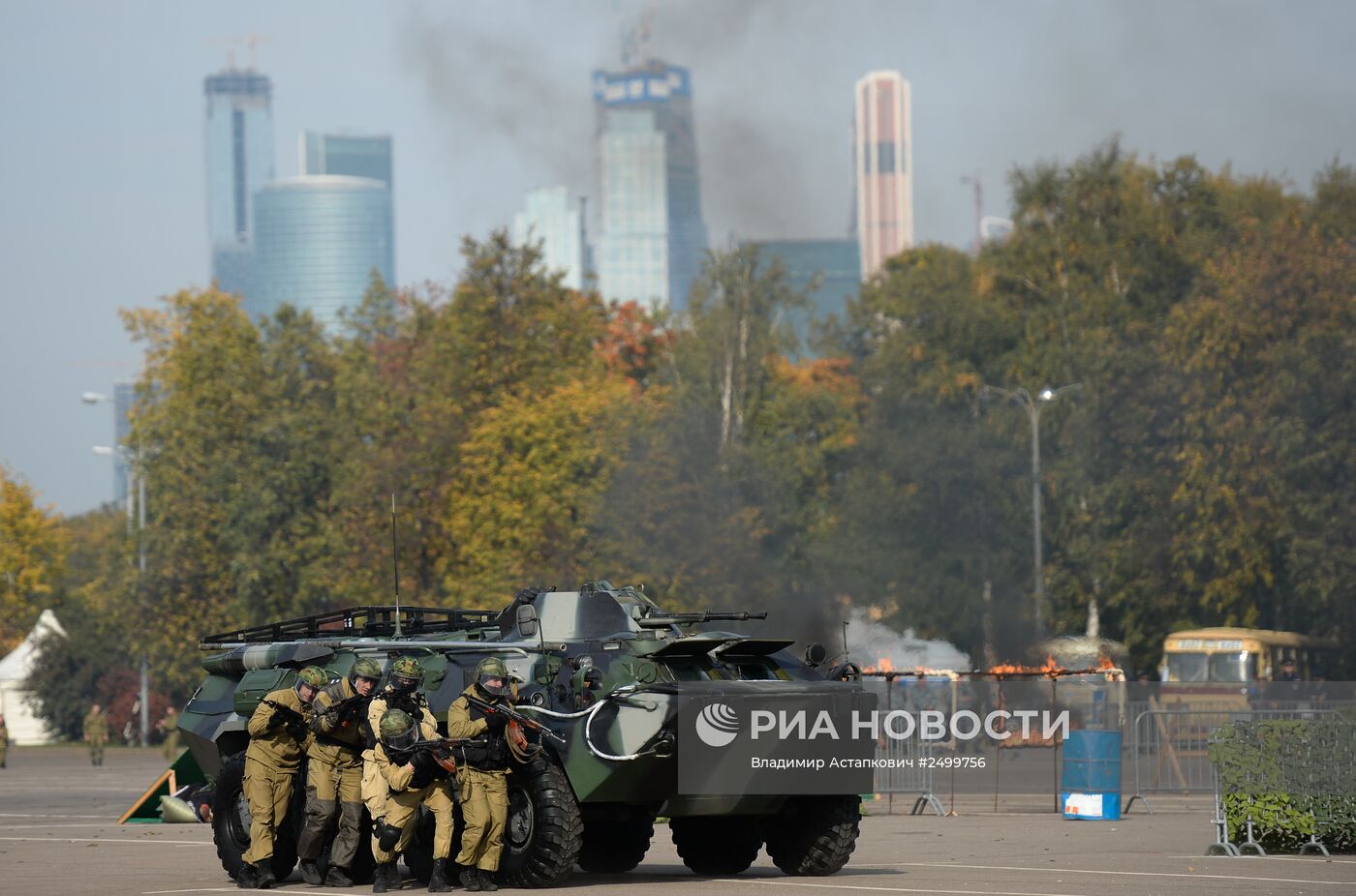 Спортивный праздник московской полиции