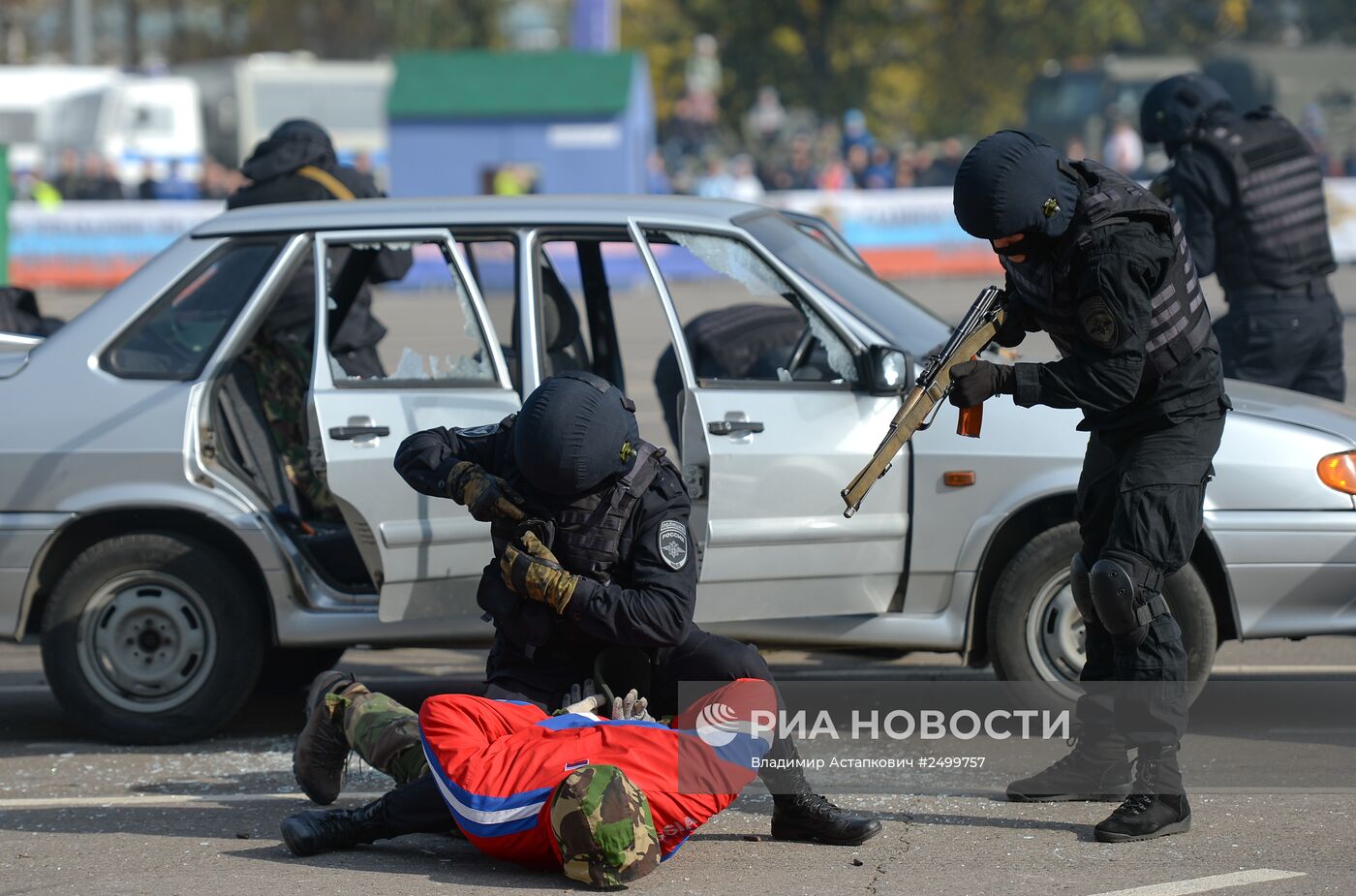 Спортивный праздник московской полиции