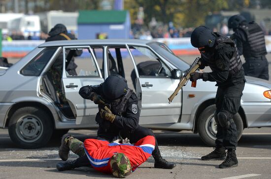 Спортивный праздник московской полиции