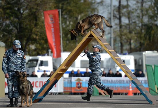 Спортивный праздник московской полиции