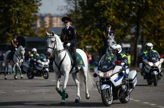 Спортивный праздник московской полиции