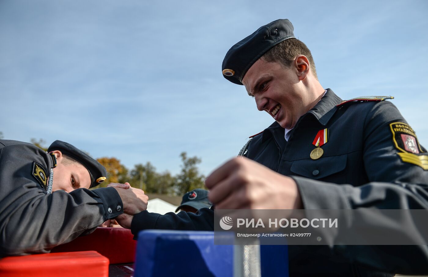 Спортивный праздник московской полиции