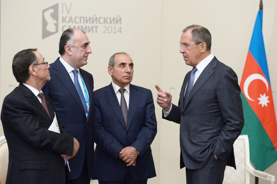В.Путин принимает участие в четвертом Каспийском саммите