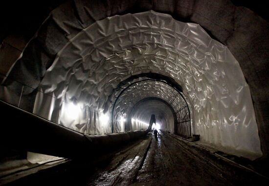 Строительство Нарвинского тоннеля в Приморском крае