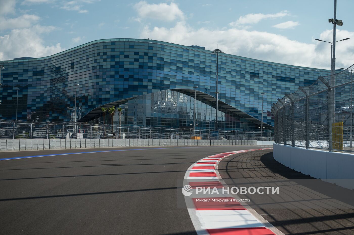 Подготовка к проведению российского Гран-при Формулы 1