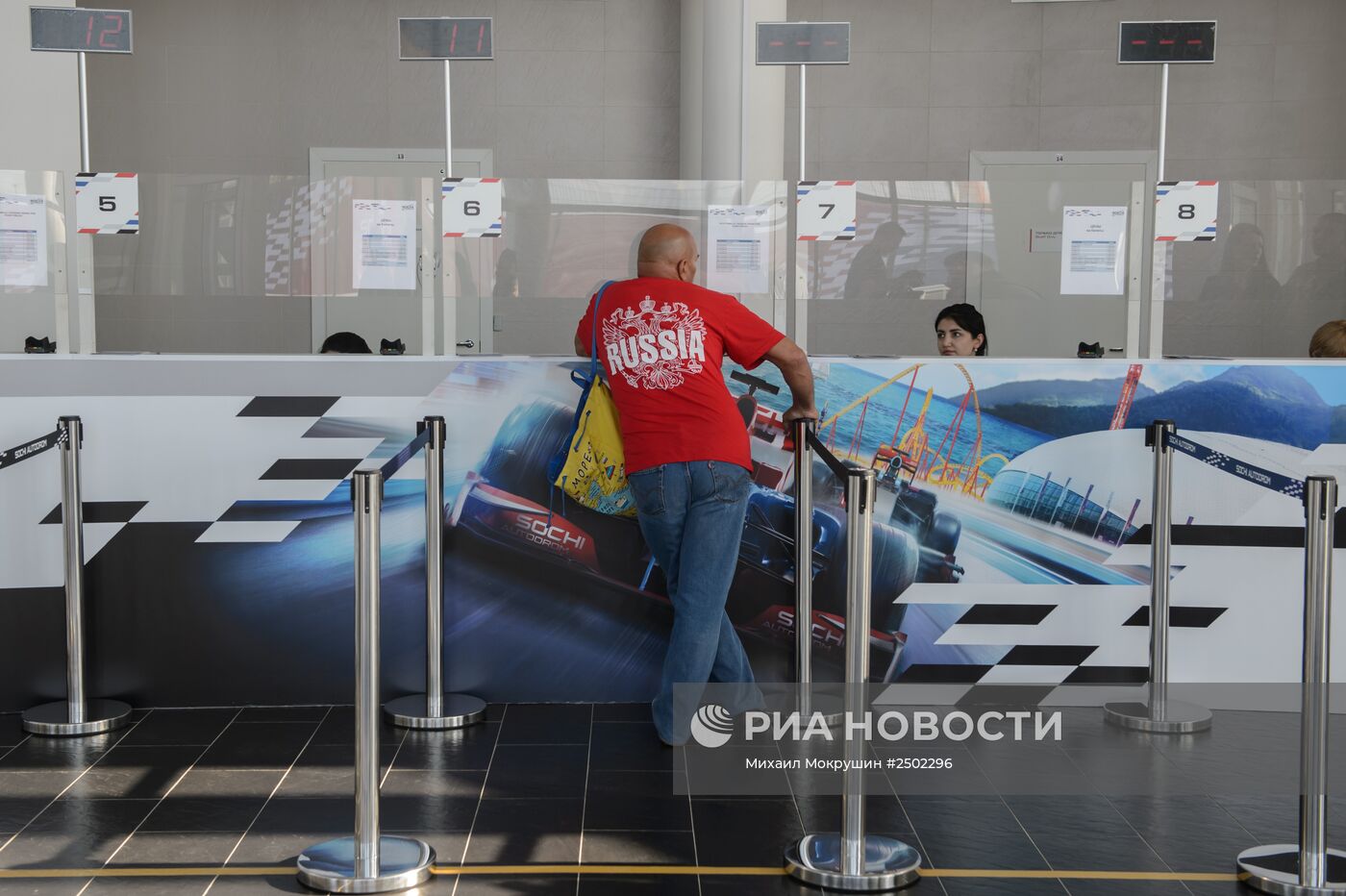 Подготовка к проведению российского Гран-при Формулы 1