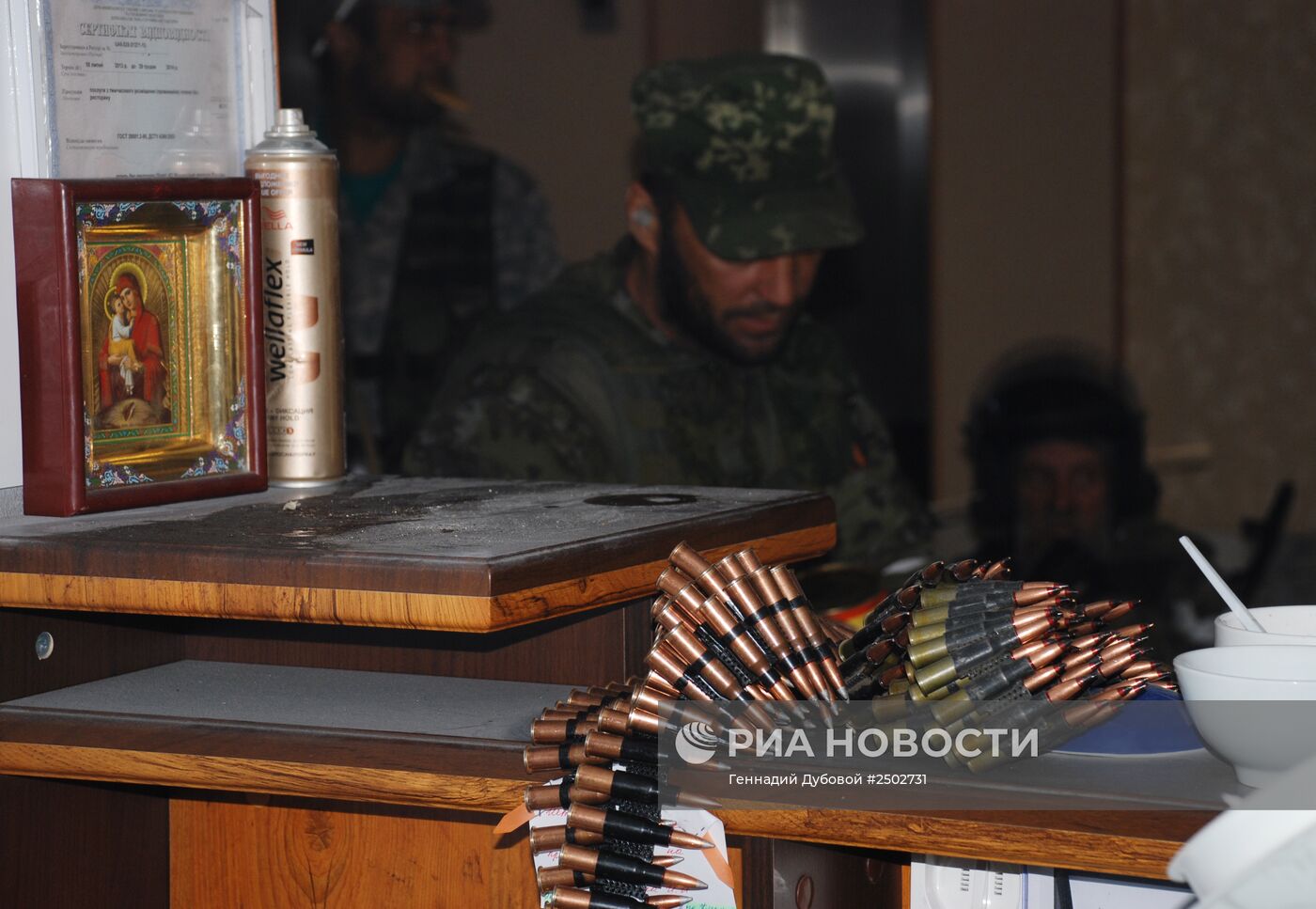 Бои в районе аэропорта города Донецка