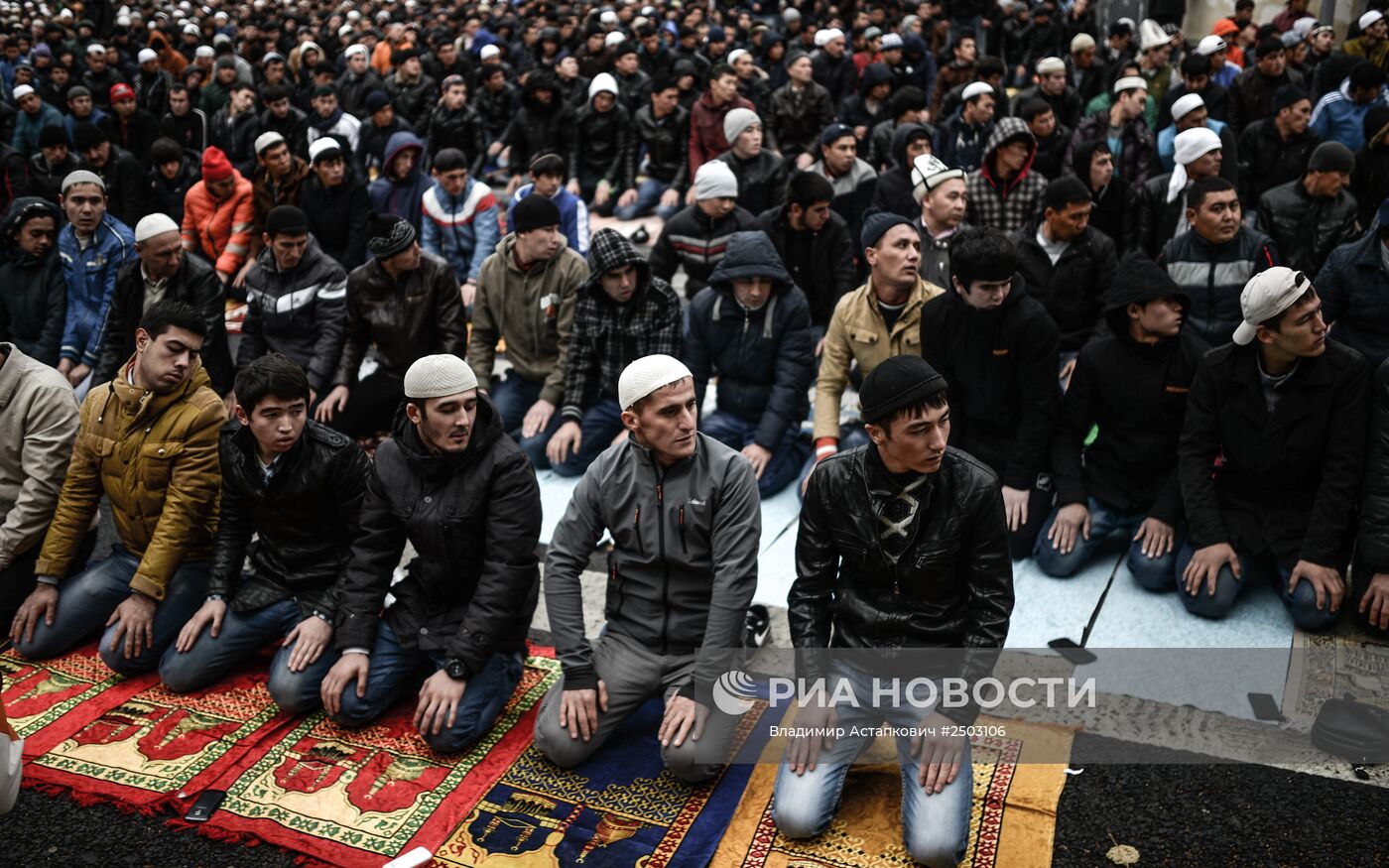 Праздник Курбан-Байрам в Москве