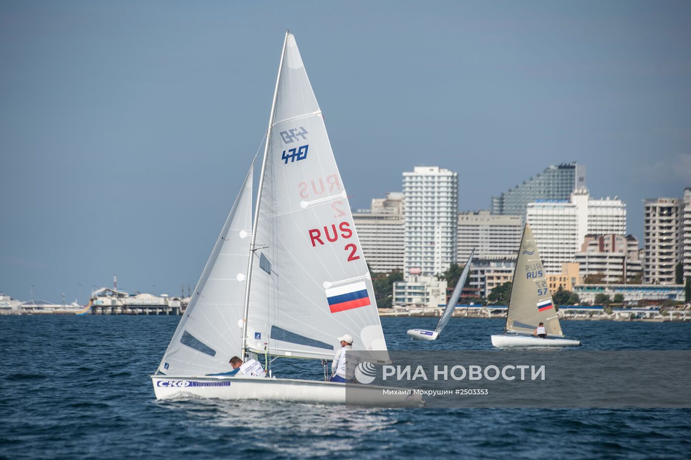 Парусный спорт. Чемпионат России по парусным гонкам