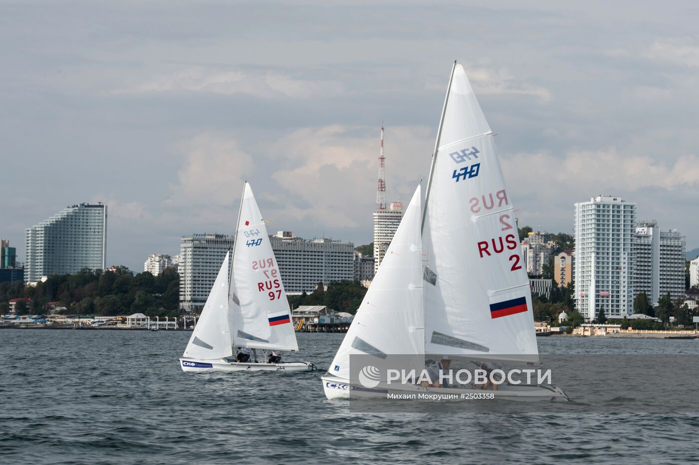 Парусный спорт. Чемпионат России по парусным гонкам