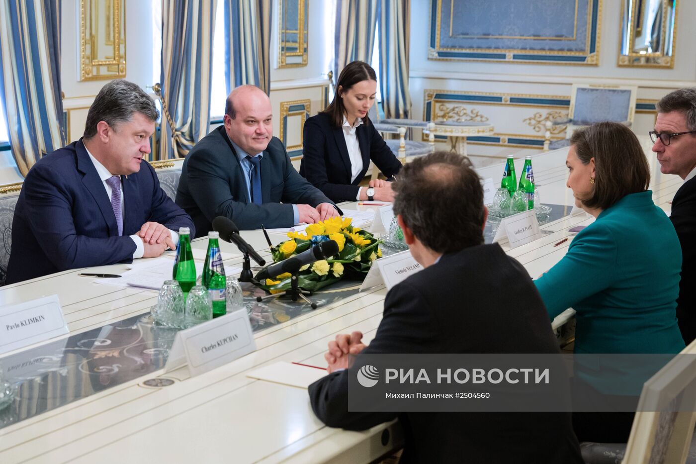 Встреча Петра Порошенко с Викторией Нуланд