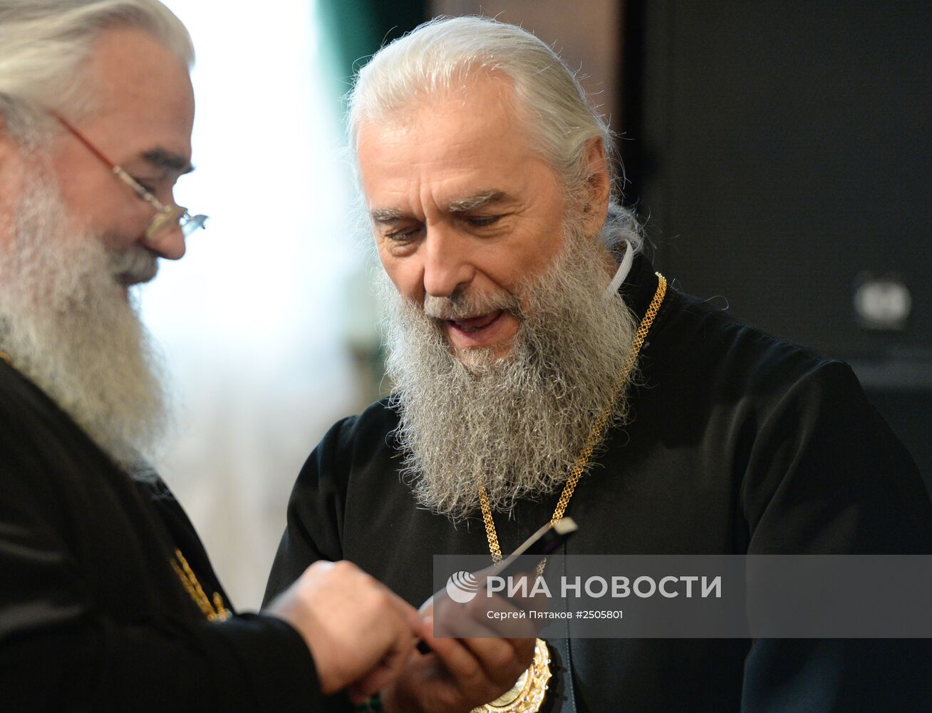 Открытие собрания игумений в Троице-Сергиевой лавре в рамках празднования 700-летия Сергия Радонежского