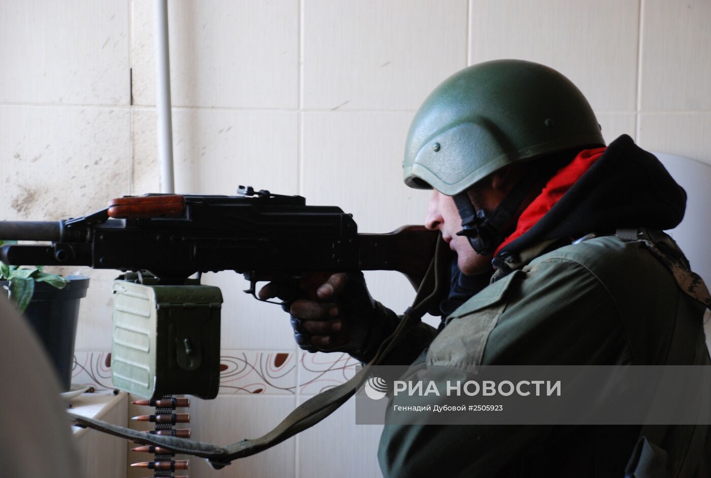 Ситуация в районе аэропорта Донецка
