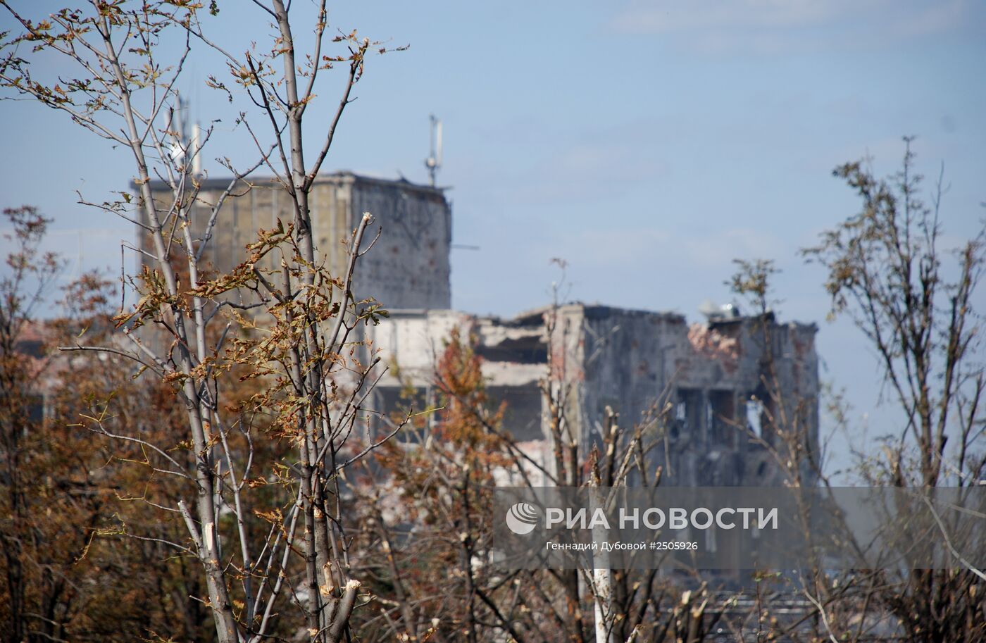 Ситуация в районе аэропорта Донецка