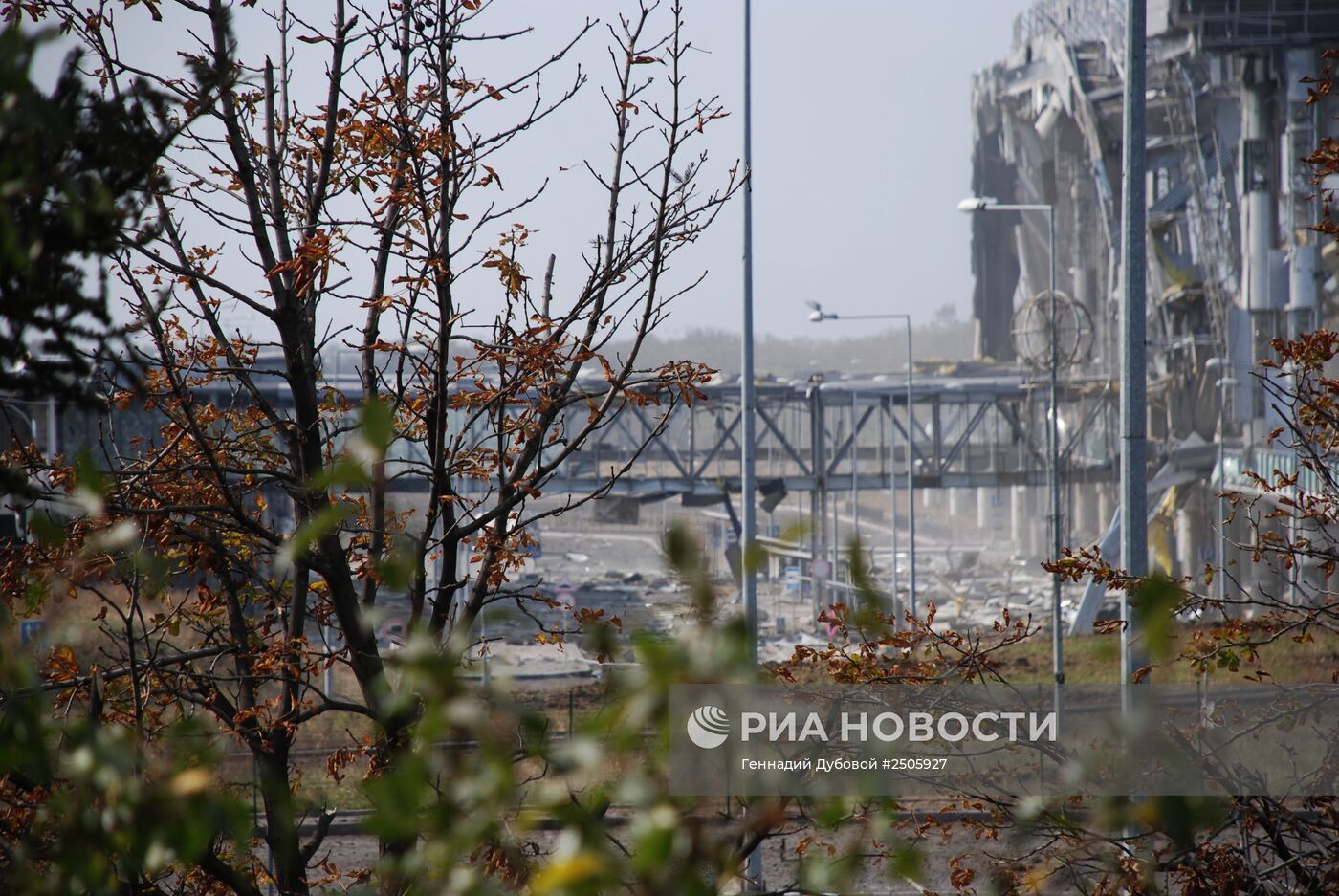 Ситуация в районе аэропорта Донецка