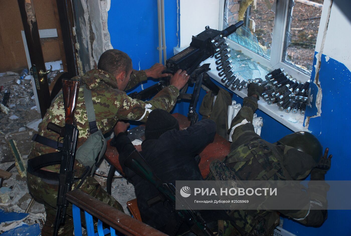 Ситуация в районе аэропорта Донецка