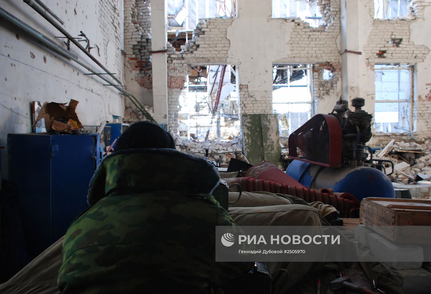 Ситуация в районе аэропорта Донецка