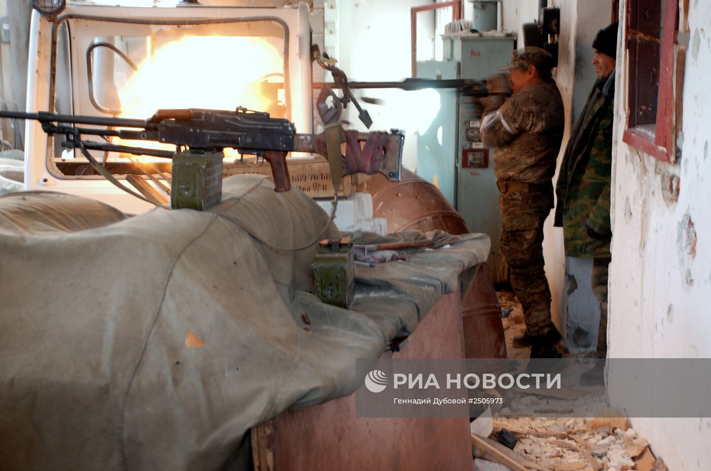 Ситуация в районе аэропорта Донецка