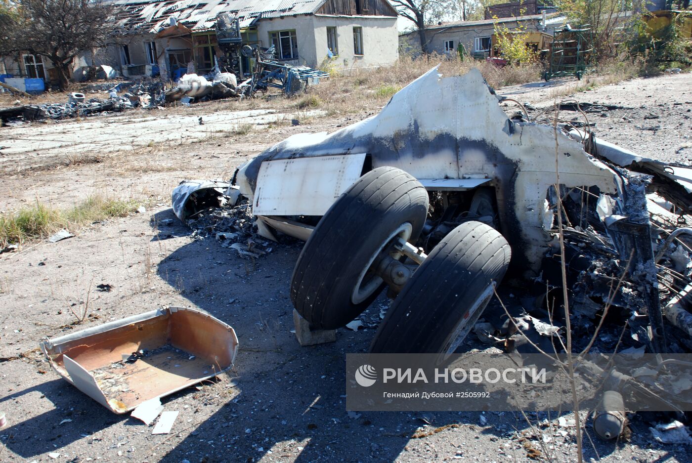 Ситуация в районе аэропорта Донецка