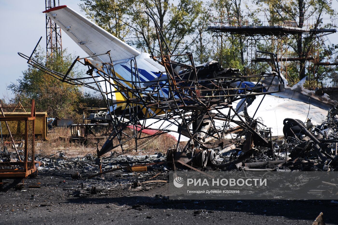 Ситуация в районе аэропорта Донецка