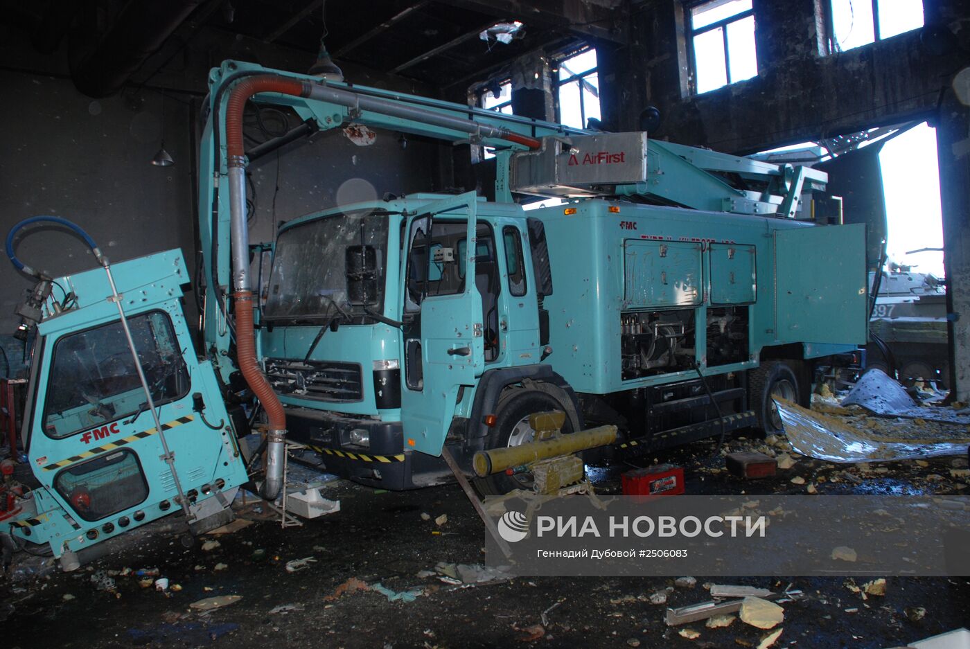 Ситуация в районе аэропорта Донецка