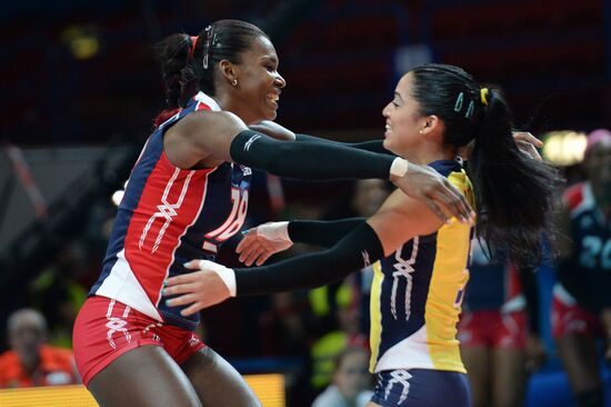 Волейбол. Чемпионат мира. Женщины. Матч Китай - Доминиканская Республика