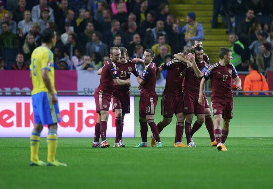 Футбол. Отборочный матч ЧЕ-2016. Швеция - Россия