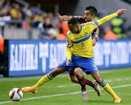 Футбол. Отборочный матч ЧЕ-2016. Швеция - Россия