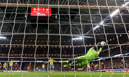 Футбол. Отборочный матч ЧЕ-2016. Швеция - Россия