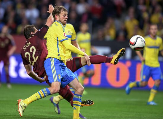 Футбол. Отборочный матч ЧЕ-2016. Швеция - Россия