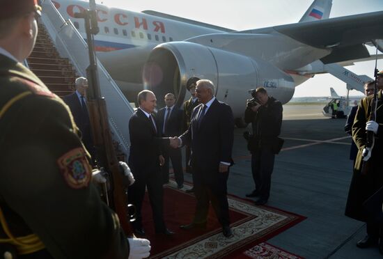 Рабочий визит В.Путина в Белоруссию