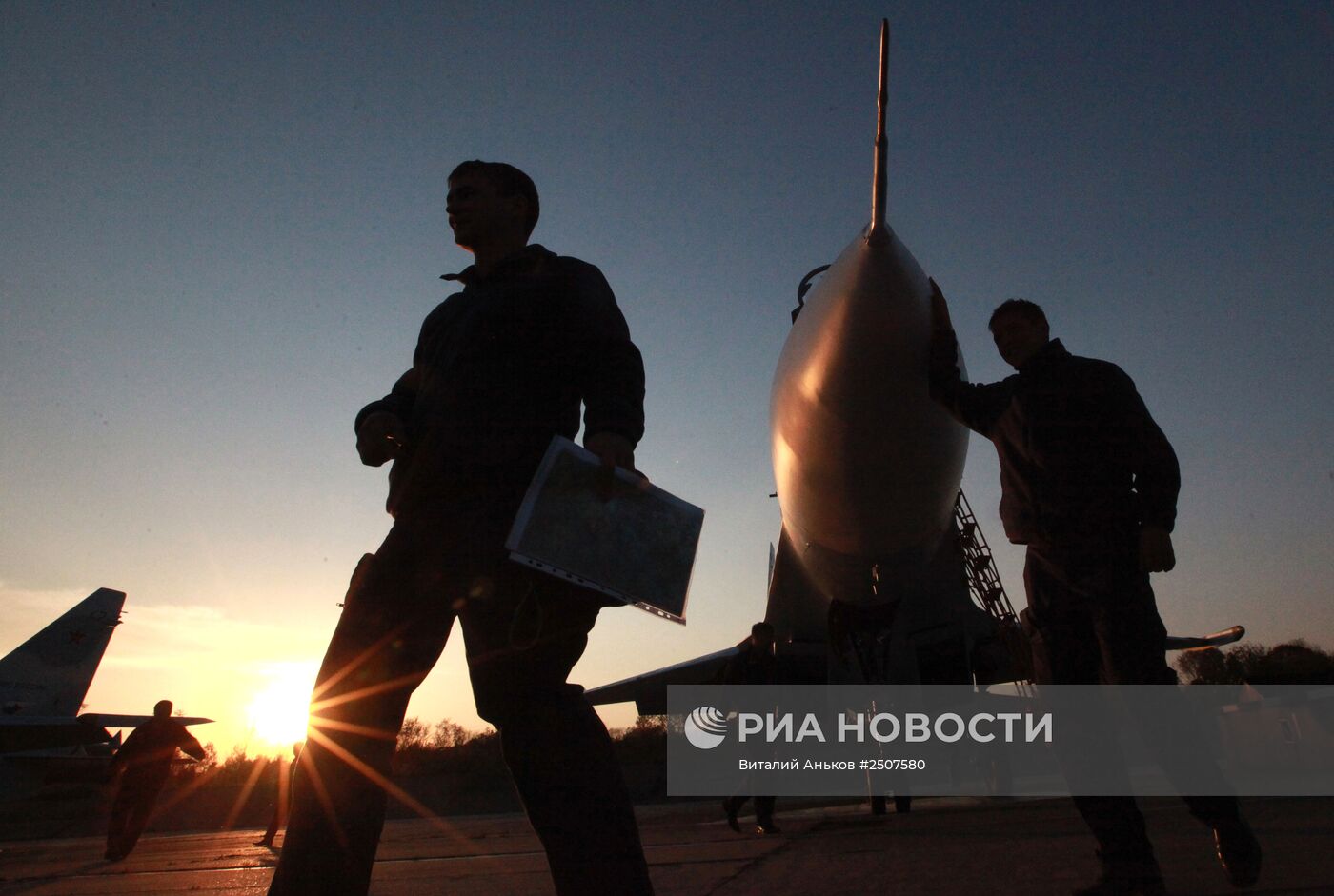 Авиаполк Восточного военного округа получил два новых истребителя Су-30 М2