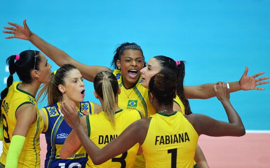 Волейбол. Чемпионат мира. Женщины. Матч Бразилия - Доминиканская Республика