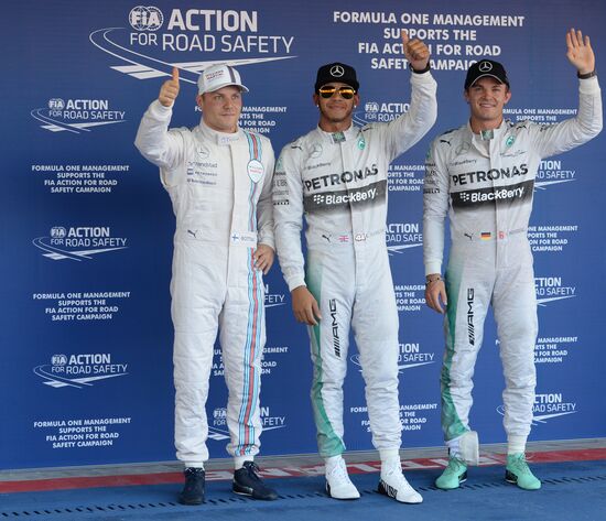 Автоспорт. Формула -1. Гран-при России. Квалификация